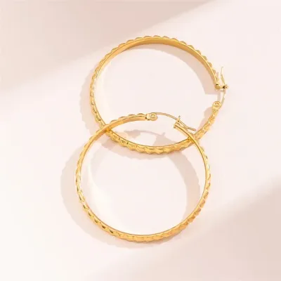 Argollas de acero inoxidable para dama