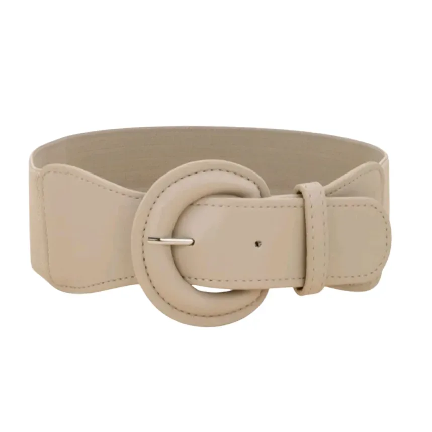 Cinturón  para Dama color Beige