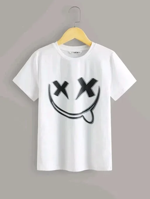 Camiseta para niño color blanco