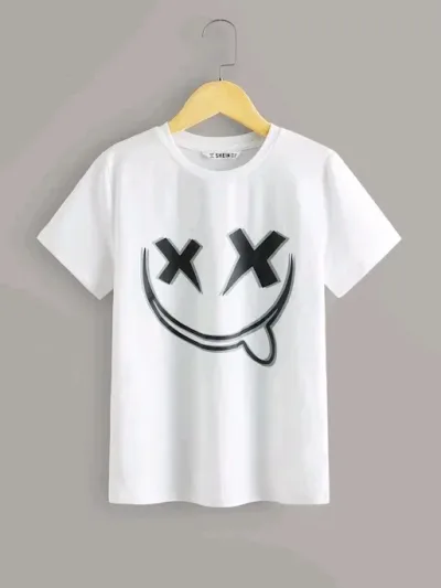 Camiseta para niño color blanco