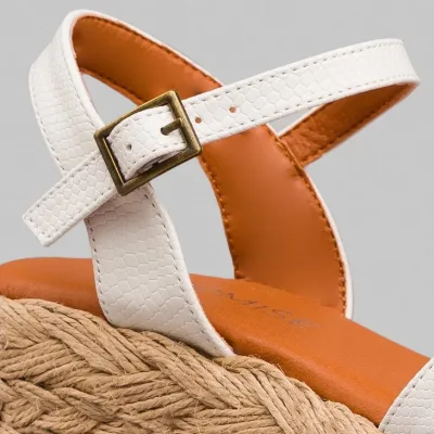 Sandalias Promise Malaga White para dama
