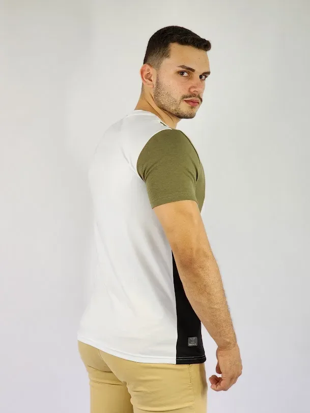Camiseta de hombre Touch and Go multicolor