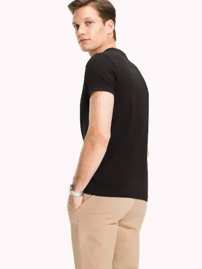 Camiseta Tommy Hilfiger para caballero color negro