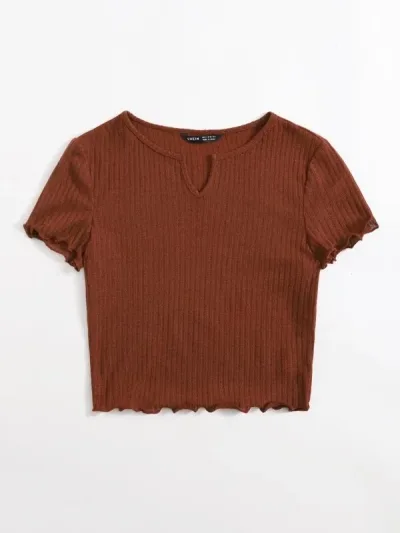 Blusa para dama color terracota