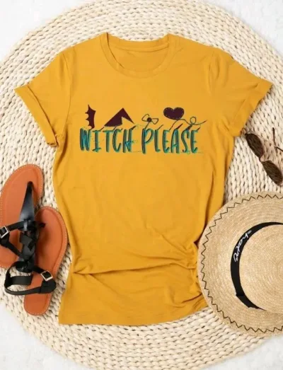 Camiseta para dama color mostaza