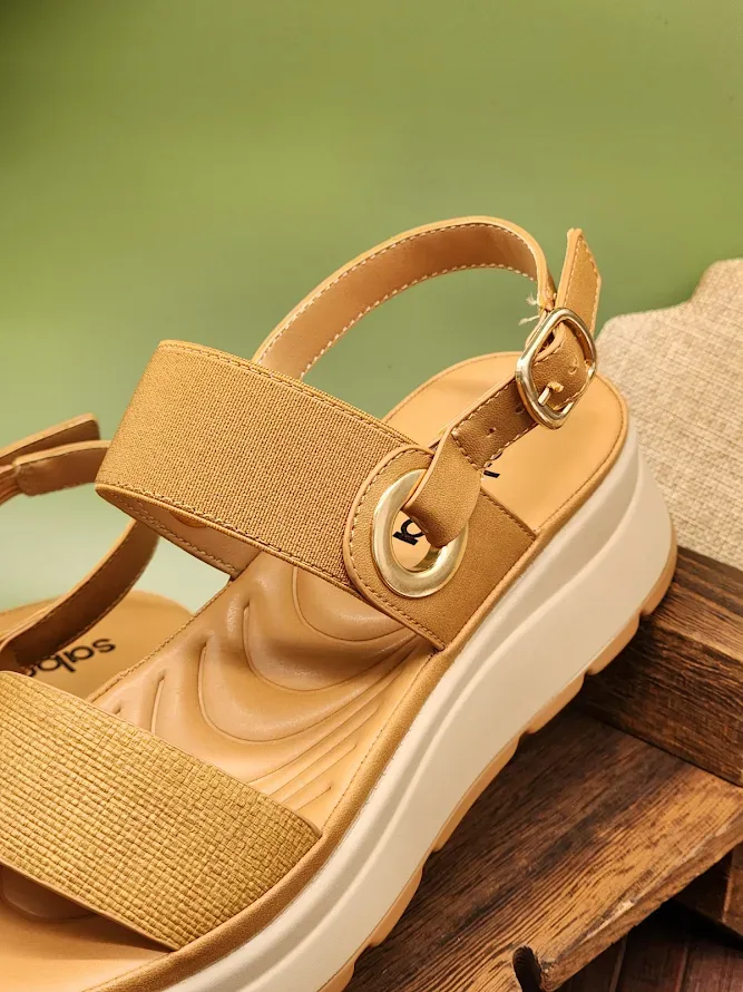 Sandalias sabata para dama loren-2509 brown