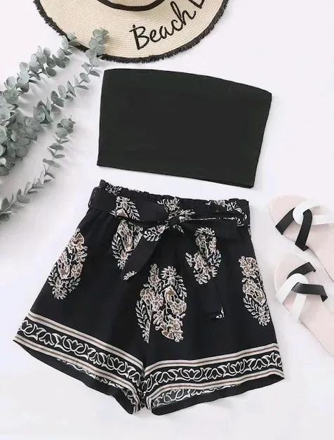 Conjunto para dama color negro
