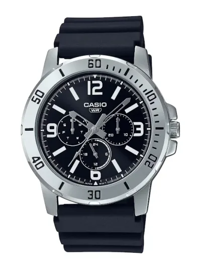 Reloj Casio para caballero MTP-VD300-1BUDF COLOR NEGRO