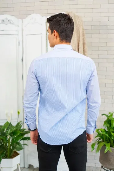 Camisa Hummer para caballero a rayas