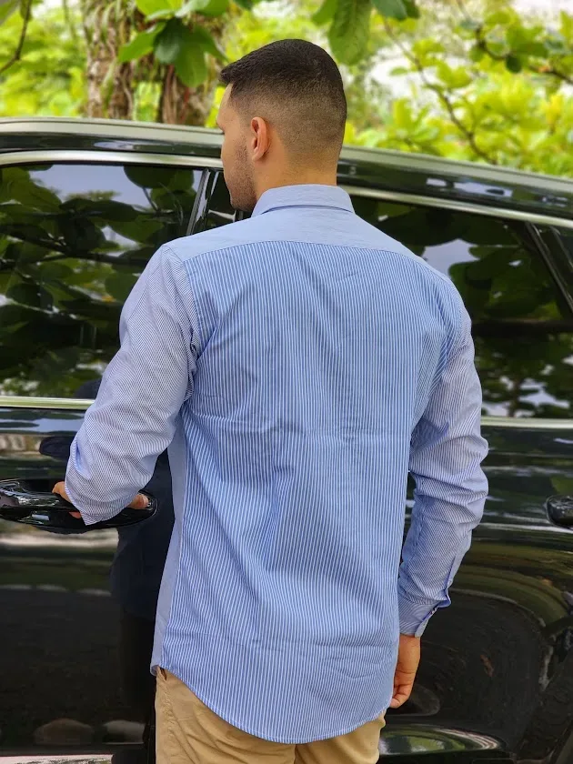 Camisa Hummer para caballero a rayas