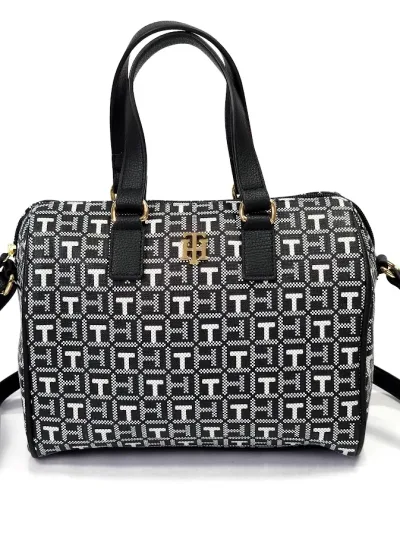 Bolso Tommy Hilfiger para dama color negro y blanco