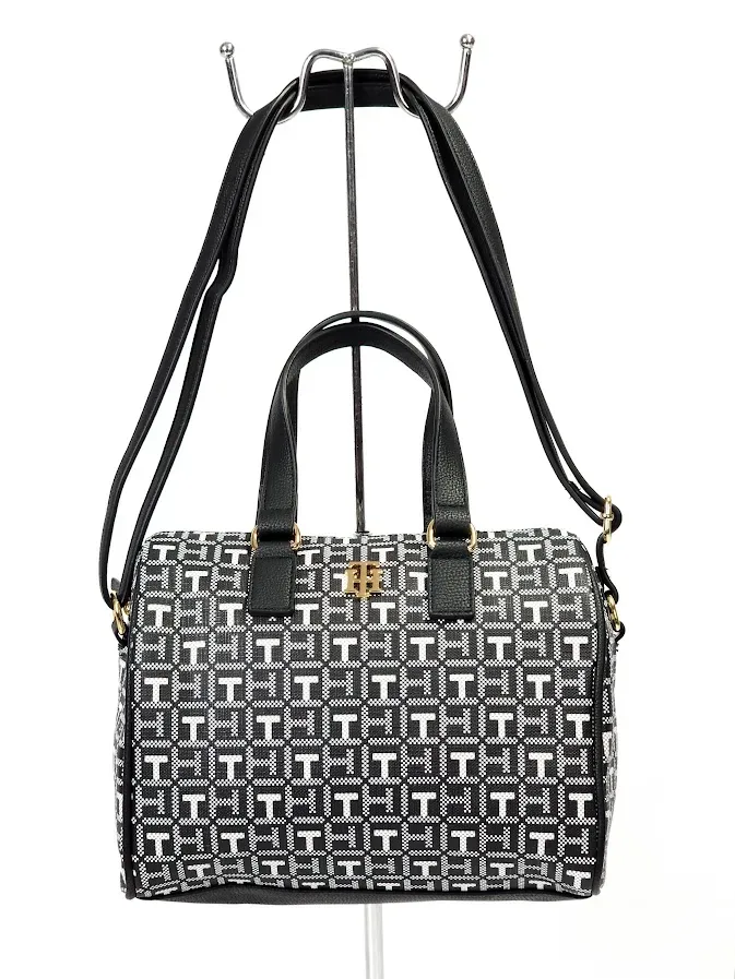 Bolso Tommy Hilfiger para dama color negro y blanco