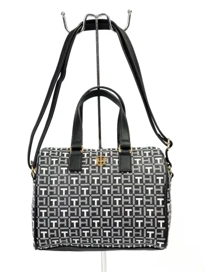 Bolso Tommy Hilfiger para dama color negro y blanco