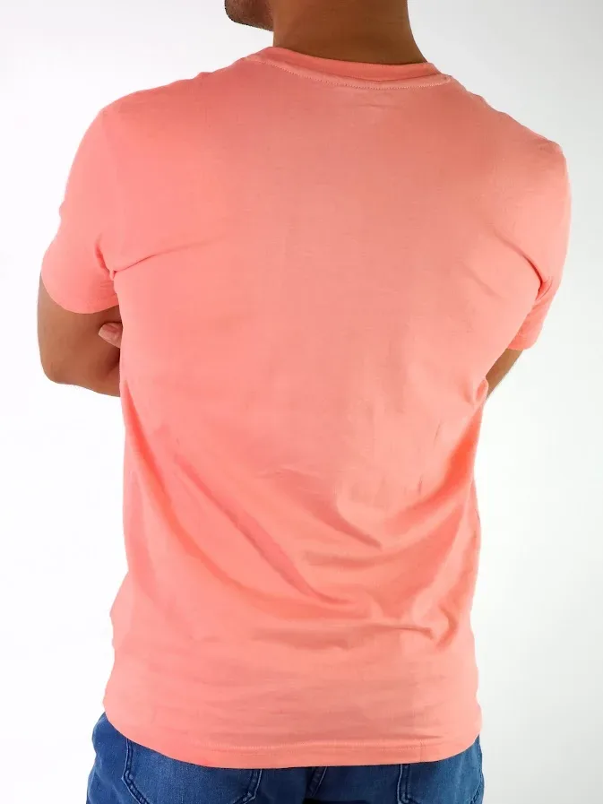 Camiseta Cambridge Polo Club para caballero color salmon