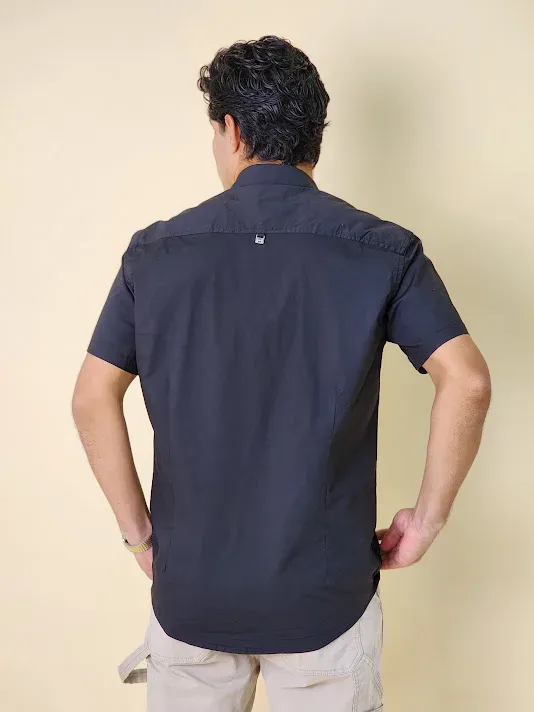 Camisa Hummer para caballero BS03-SL-BK COLOR NEGRO