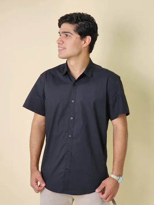 Camisa Hummer para caballero BS03-SL-BK COLOR NEGRO