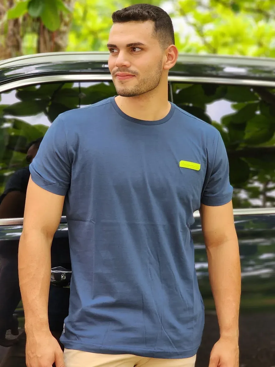 Camiseta Hummer para caballero color azul