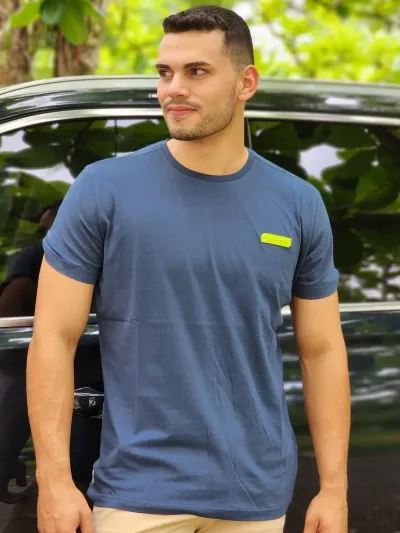 Camiseta Hummer para caballero color azul