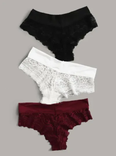 Set de bragas para dama multicolor