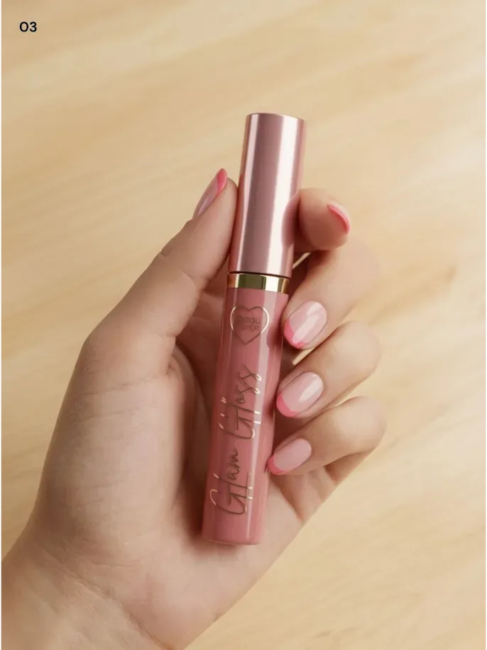Labial Glam Gloss Beau Visage 03 #COLOR ROSA
