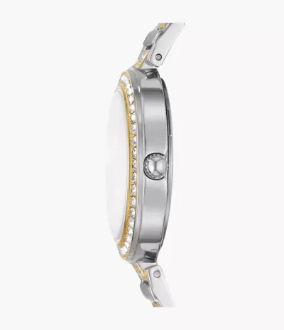 Reloj Fossil plateado/dorado para dama