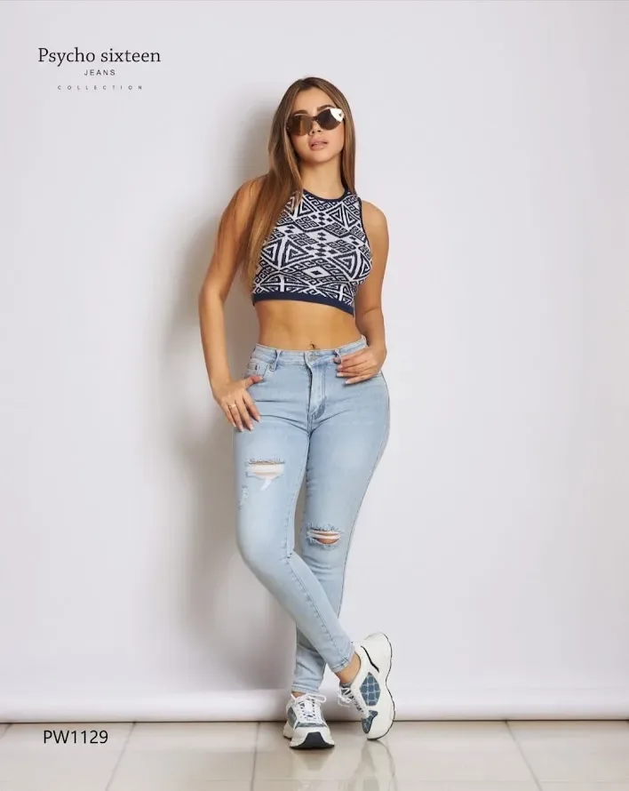 Jeans para dama Psycho Sixteen PW1129