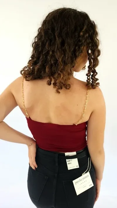 Blusa para dama color vino