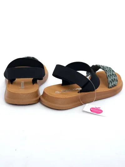 Sandalias para niña Negro