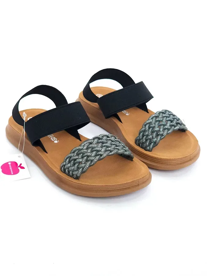 Sandalias para niña Negro