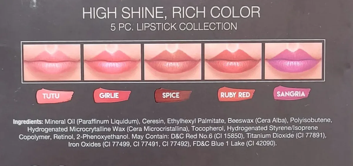 Kit de 5 labiales