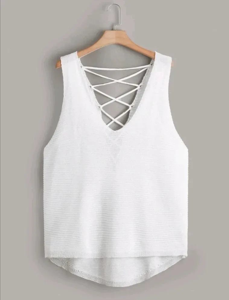 Blusa para dama color blanco diseño tejido