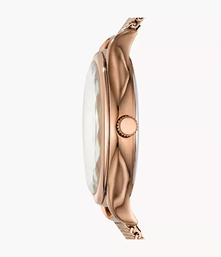 Reloj Fossil para dama color oro rosa