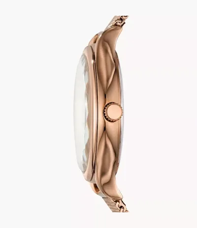 Reloj Fossil para dama color oro rosa