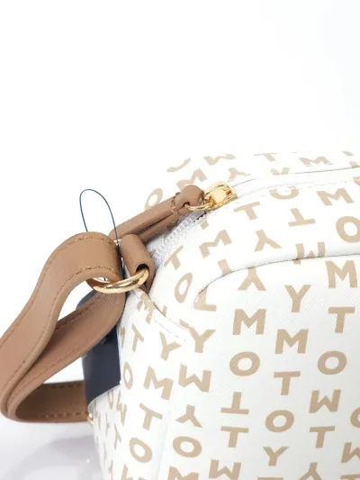 Bolso Tommy Hilfiger para dama color blanco y beige