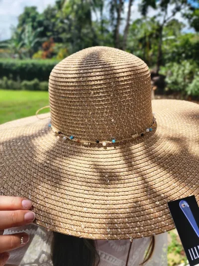 Sombrero para dama color beige