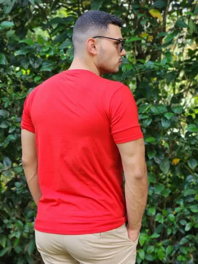 Camiseta Redox para caballero color rojo