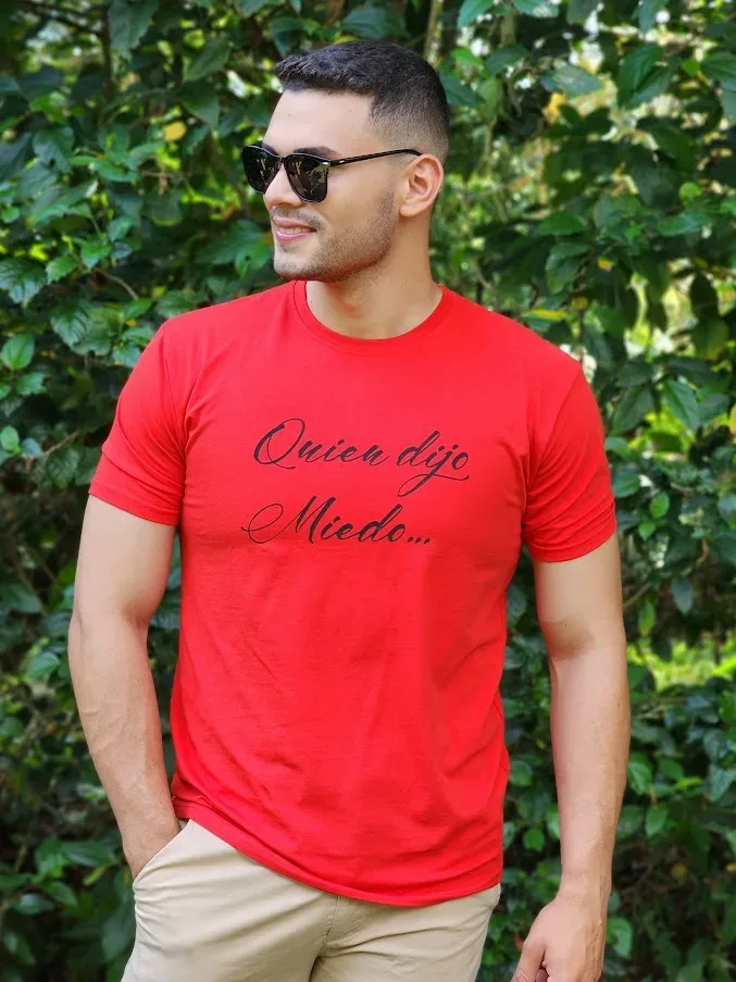 Camiseta Redox para caballero color rojo