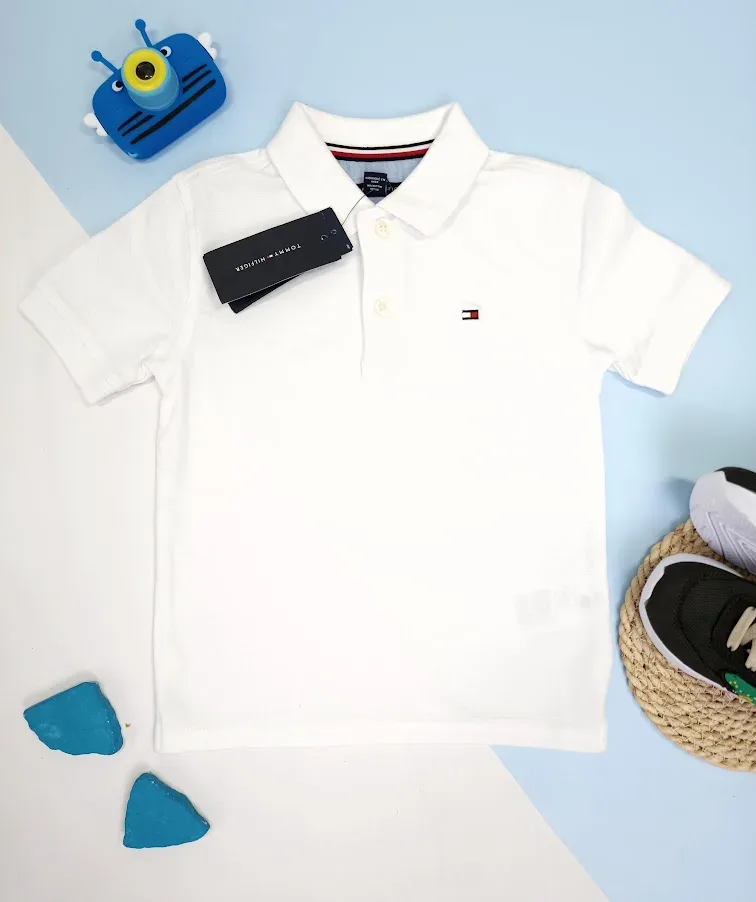 Camiseta Tommy Hilfilger para niño color blanco
