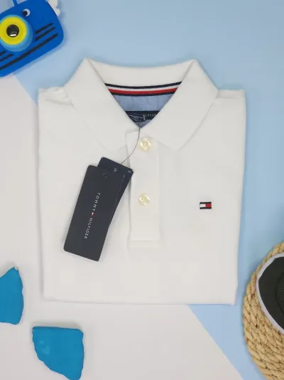Camiseta Tommy Hilfilger para niño color blanco