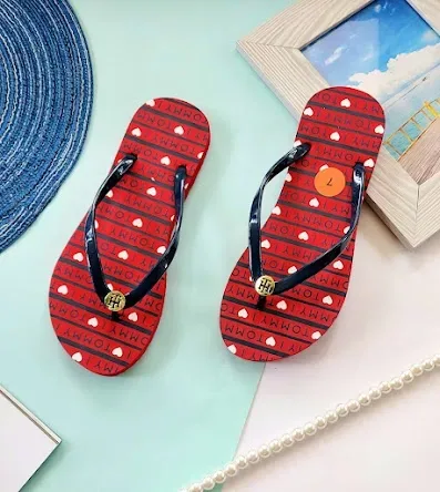 Sandalias Tommy Hilfiger para dama color rojo