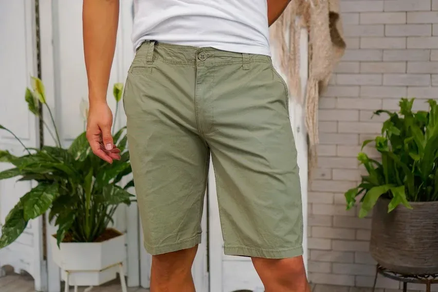 Short Banana Blue para caballero color verde musgo