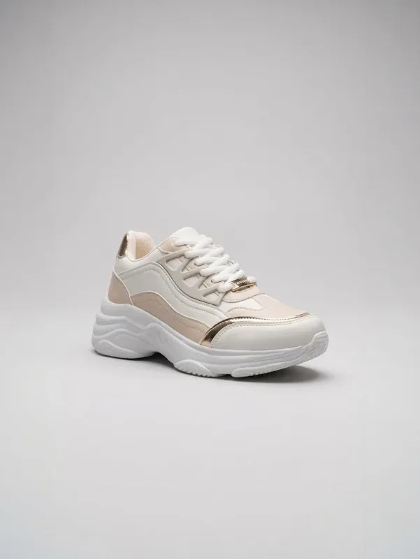 Tennis Menina para dama MOLLY #COLOR BEIGE