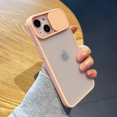 Funda para celular color papaya en leche