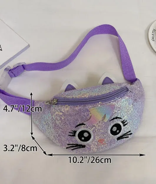 Riñonera para niña diseño lentejuelas