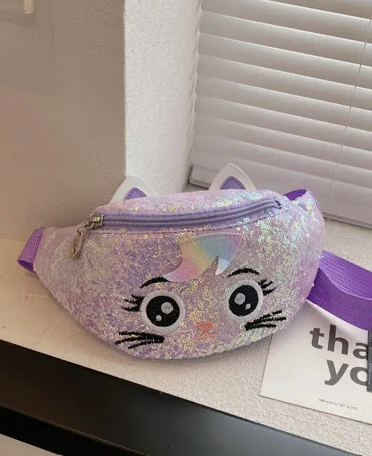 Riñonera para niña diseño lentejuelas