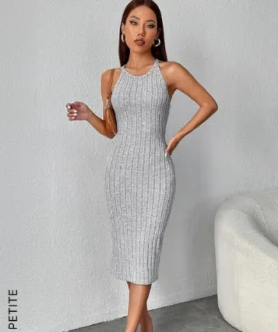 Vestido para dama color gris