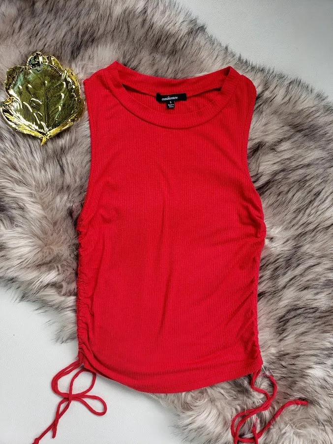 Blusa Ambiance para dama color rojo