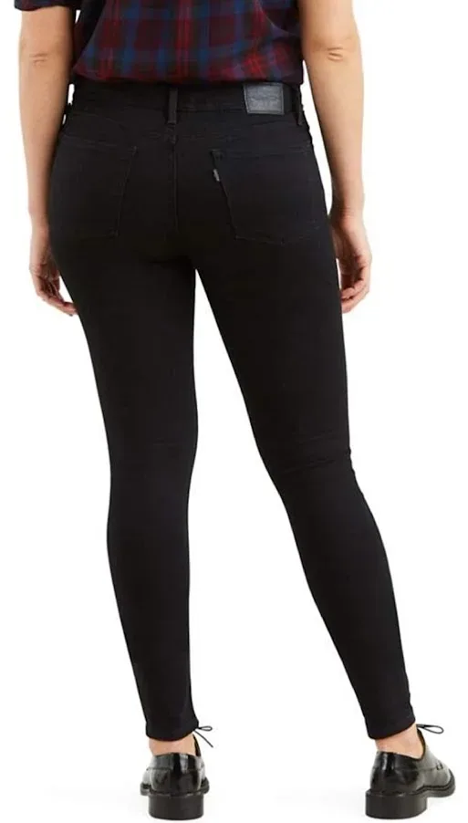 Jeans para dama Levis 710-0034 super skinny color negro