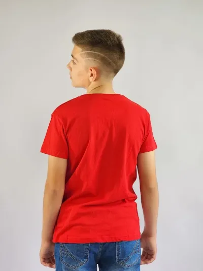 Camiseta Cambrige Polo para niño color rojo