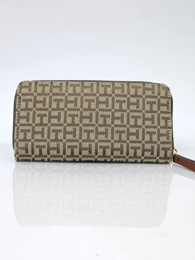 Cartera Tommy Hilfiger para dama color café
